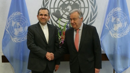 Tajt Ravanchi en su reunión con Guterres insiste en defensa de su territorio 