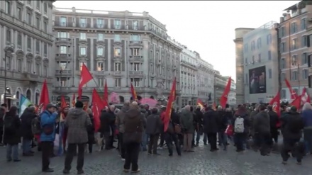 Se manifiestan en Roma para condenar el asesinato de Soleimani