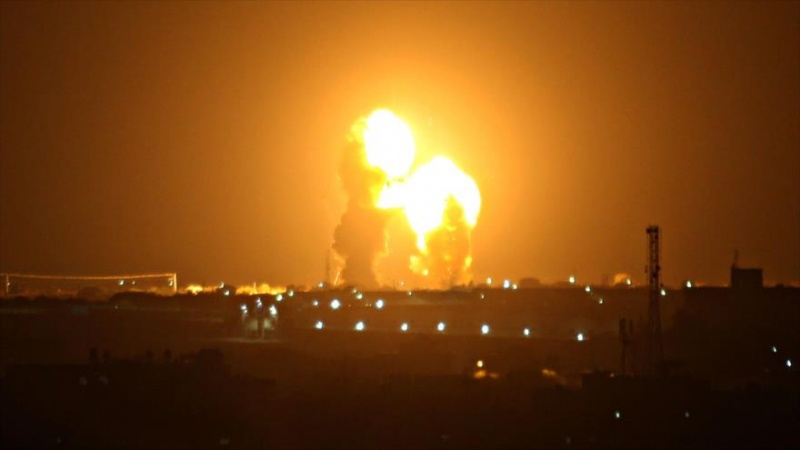 Cazas israelíes lanzan nuevos ataques contra la Franja de Gaza