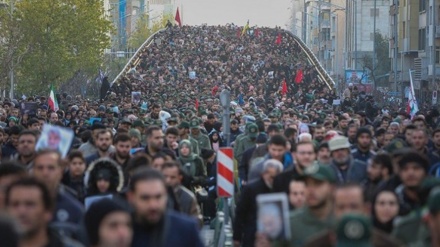 Les funérailles du général martyr Soleimani à Téhéran