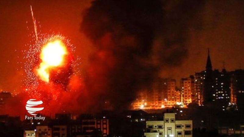 حمله جنگنده ها و پهپادهای رژیم صهیونیستی به باریکه غزه