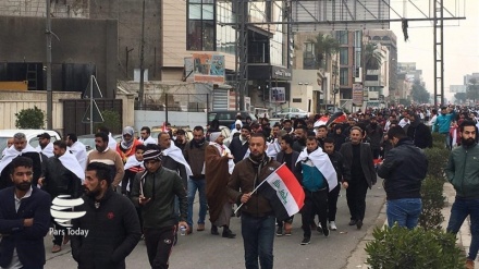 Amplias medidas de seguridad en Irak por marcha popular anti-norteamericana+Video