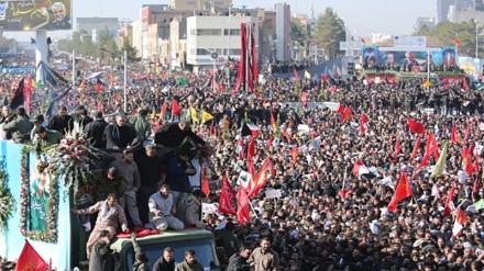 Kerman despide al mártir Qasem Soleimani+Fotos