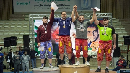 Tim Iran Juara Gulat Internasional Piala Takhti (1)
