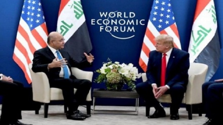 گفتگوی ترامپ و برهم صالح درباره آینده نظامیان آمریکا در عراق