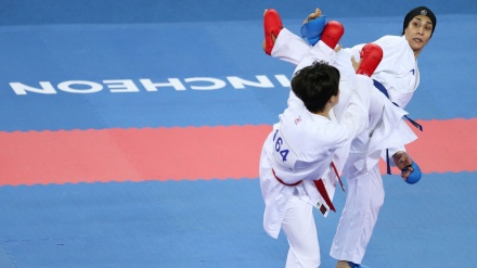 KARATE1プレミアリーグ2020パリ大会で、イラン人女子選手が、決勝戦に進出