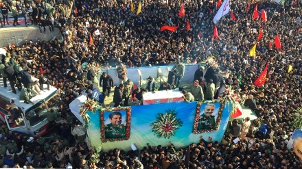 ארונו של שהיד סולימאני הגיע לכרמאן, עיר הולדתו