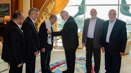 دیدار هنیه با ماهاتیر محمد در مالزی