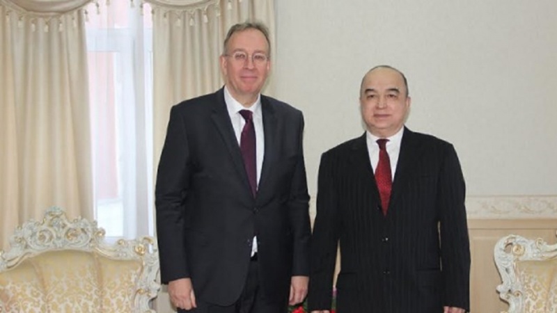 دیدار رئیس پارلمان تاجیکستان و سفیر آلمان در «دوشنبه»