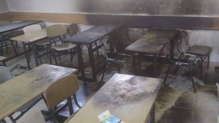 シオニストたちがパレスチナの学校に放火（動画）