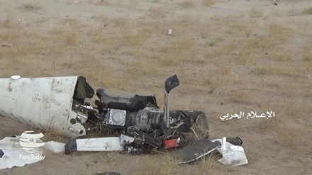 انهدام پهپاد جاسوسی ائتلاف سعودی در استان 