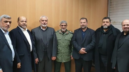 מנהיגי חמאס נפגשו עם המפקד החדש של כוח קודס