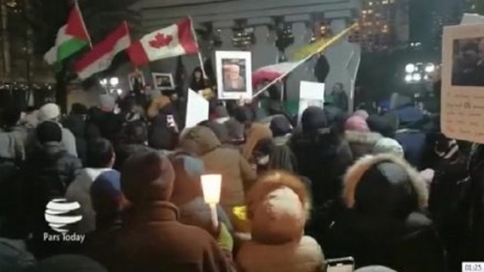 تجمع مسلمانان تورنتو در گرامیداشت یاد شهید سپهبد سلیمانی