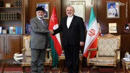 שר החוץ זריף קיבל את עמיתו העומאני בטהראן