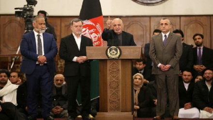 جشن پیروزی اشرف غنی در ارگ ریاست جمهوری افغانستان 
