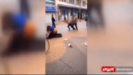 Япония хиёбонидаги ниқоб учун тўқнашувлар (видео)