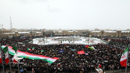 Aniversario de Revolución Islámica de Irán: Ciudad capitalina de Teherán (Time Lapse)