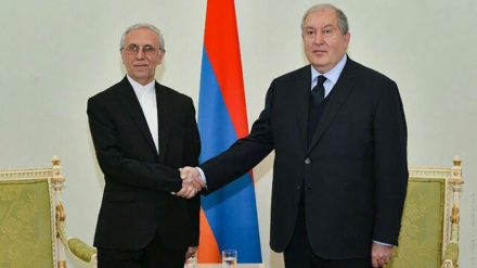 駐アルメニア・新イラン大使が、アルメニア大統領と会談