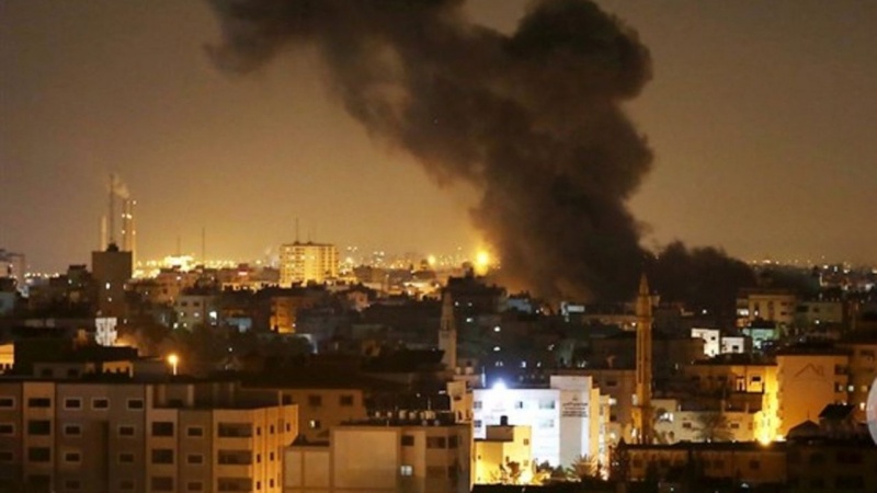 حمله بالگردهای رژیم‌صهیونیستی به شمال باریکه غزه