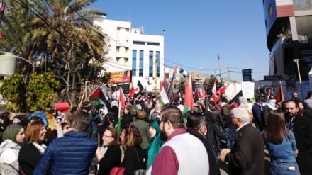 レバノン市民が、米・イスラエルによる「世紀の取引｣案への抗議デモを実施（動画）