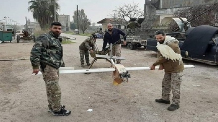 叙利亚军队击落两架恐怖分子无人机