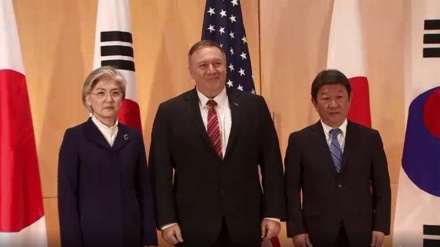 ミュンヘンで日米韓外相会合　（動画）