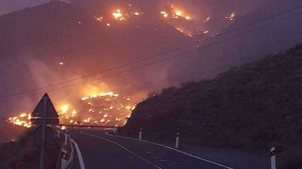  Varios incendios provocan el desalojo de mil personas en el norte de Tenerife