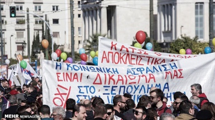 Protesta dhe greva të përgjithshme në Greqi