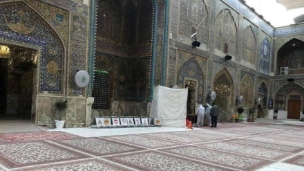 بسته شدن درهای ضریح مطهر امیرالمؤمنین 