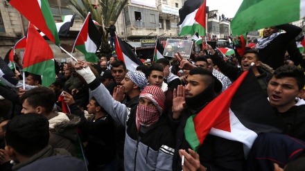 パレスチナ各地で「世紀の取引」への抗議デモ