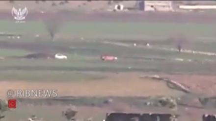 Террористлар  Ҳалабда Ал-Олам ахборот агентлиги мухбирлари минган автомобилни нишонга олишди (видео)