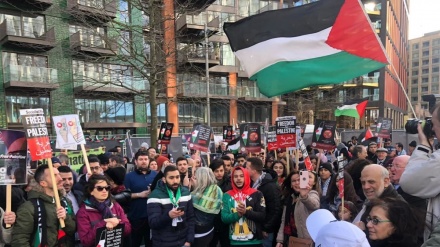 Video: En Londres rechazan el “acuerdo del siglo” de Trump