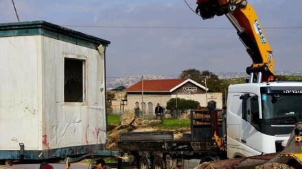 Kontainer Tempat Belajar Anak Palestina ini Disita Zionis 