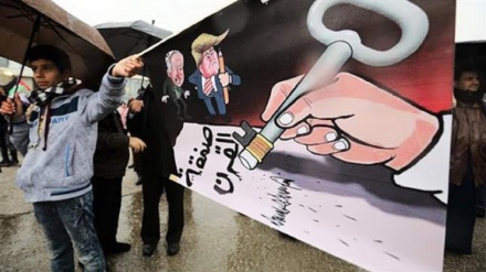 Protesters march on US embassy in Jordan to slam Trump deal