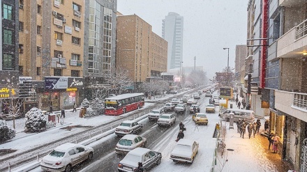 Hari ini, Tabriz Diguyur Salju Lebat (1)