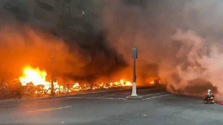 Großfeuer an Pariser Fernbahnhof