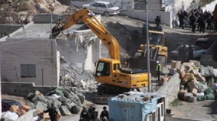 Zionist entity demolishes more Palestinian homes in West bank