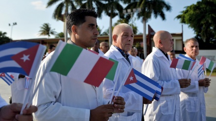 Brigada médica de Cuba viaja a Italia para frenar el coronavirus+Fotos