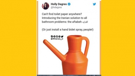 آمریکا با آفتابه ایرانی به جنگ کرونا می رود