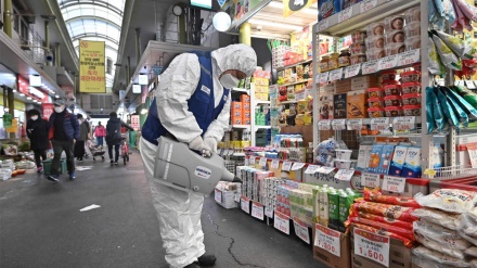 韓国の新型肺炎感染者数　8000人を超える