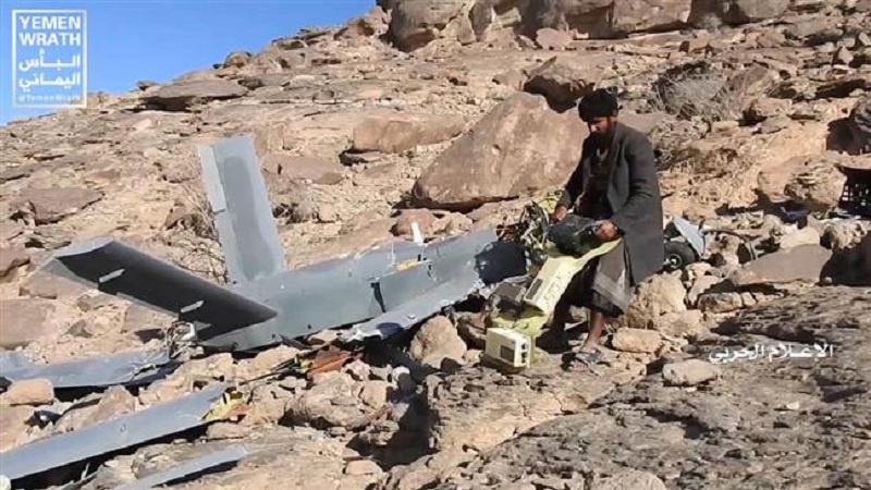 Fuerzas yemeníes derriban dron espía saudí en Yizan
