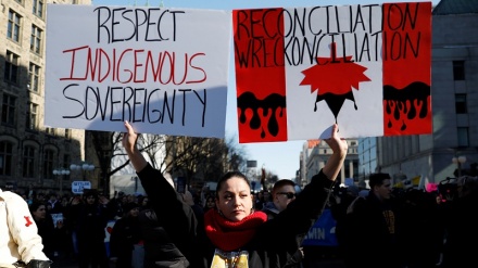 Against colonial violence and land theft, indigenous activists and allies in Canada target mining industry convention in Toronto