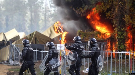 Kampi i refugjatëve në Greqi përfshihet nga zjarri derisa tensionet janë rritur