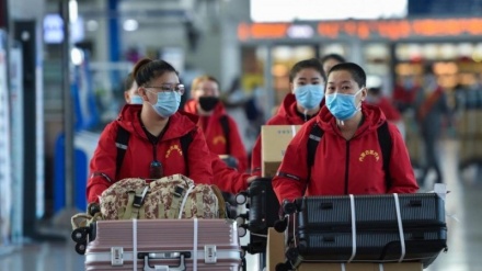 武漢市の派遣医師団が帰途に