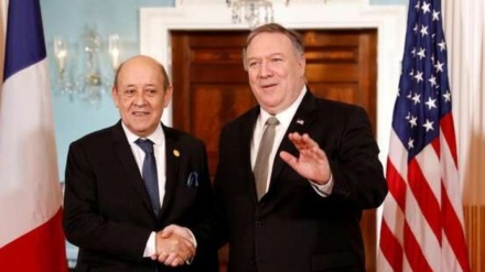 Pompeo ve Le Drian Nur uydusunu görüştü
