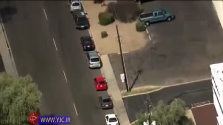 Америкада озиқ-овқат олиш учун узоқ навбатда туришади (видео) 