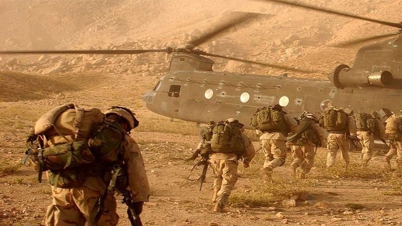 تاکید بر خروج کامل نظامیان تروریست آمریکایی از افغانستان 