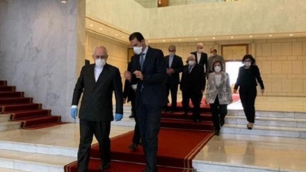 イラン外相が、シリア大統領と会談