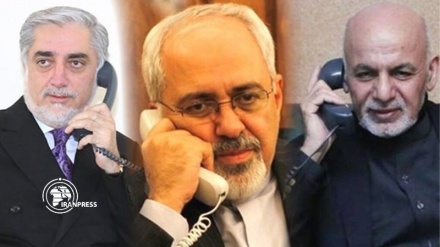 رایزنی‌ تلفنی ظریف با «غنی» و «عبدالله» درباره اوضاع افغانستان