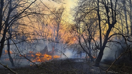 Ucraina: incendio nei pressi di Chernobyl
